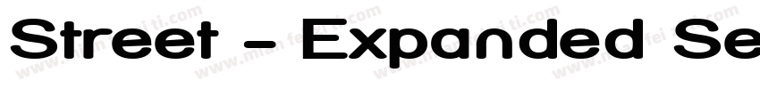Street - Expanded Semi字体转换